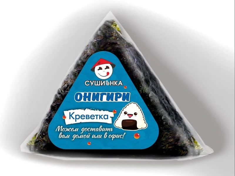 Онигири с креветкой